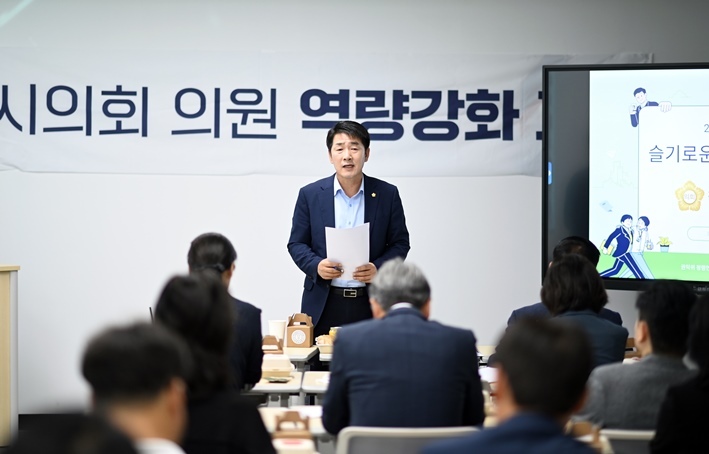 축사하는 배정수 화성시의회 의장 ⓒ타임즈 