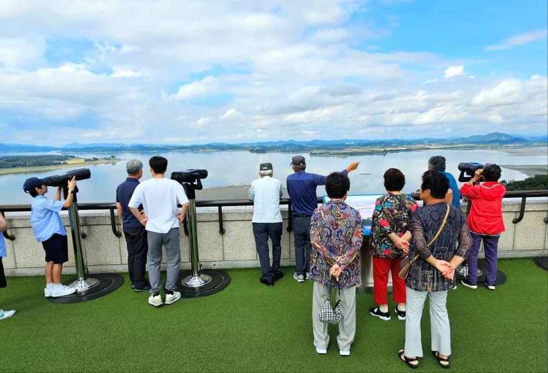 파주 오두산 통일전망대 현장 사진(3) ⓒ타임즈