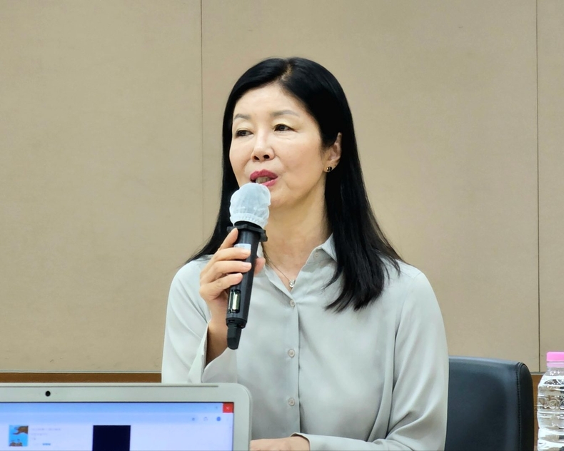 '2024 성남페스티벌 기자간담회' 서정림 성남문화재단 대표이사 사진(2) ⓒ타임즈