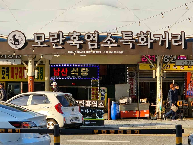 성남 모란민속시장 흑염소 특화거리(5)