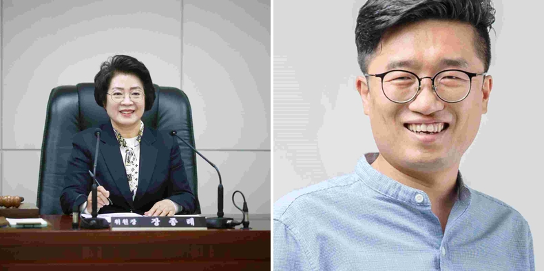 위원장 (장종례) ▲부위원장(박종현)