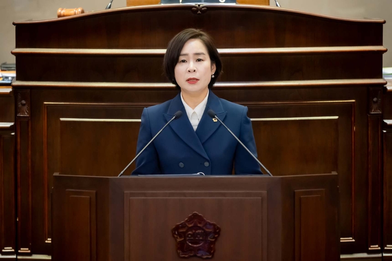 (5분자유발언)정현미 의원 ⓒ타임즈
