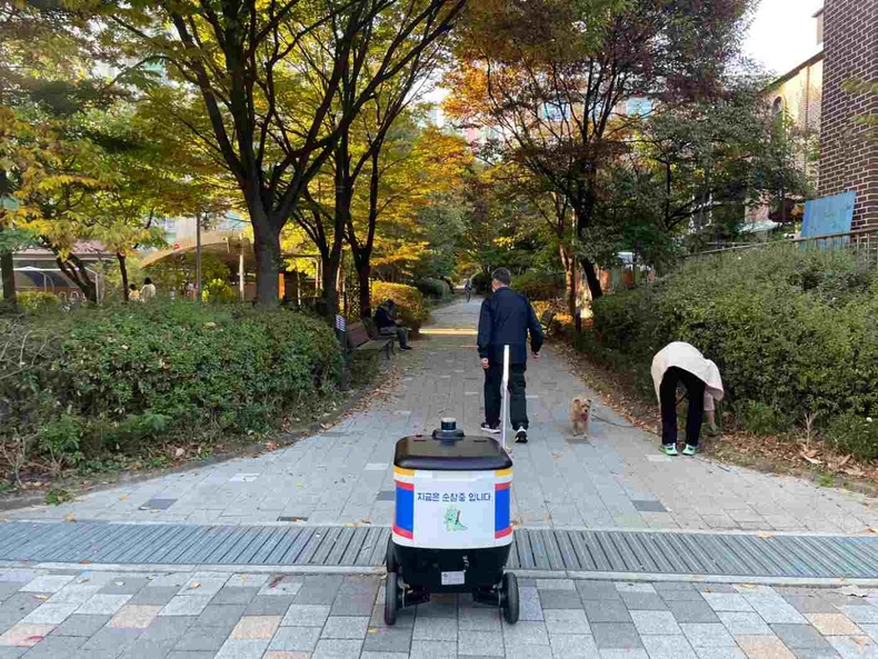 (사진자료1) 수지구 신정공원 순찰 사진 ⓒ타임즈