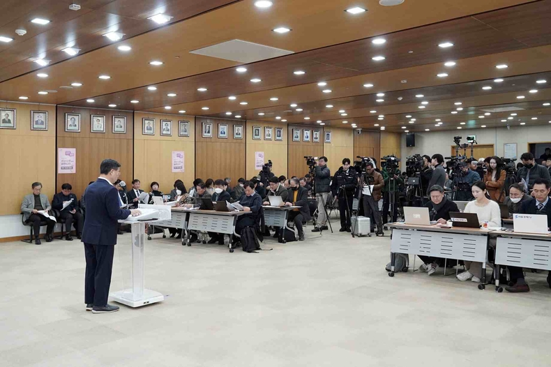 공보관-2025 신상진 성남시장 신년기자회견(3) ⓒ타임즈