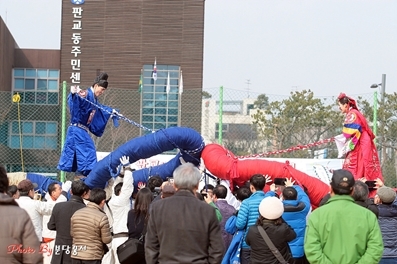 쌍용줄다리기-재연1 ⓒ타임즈 