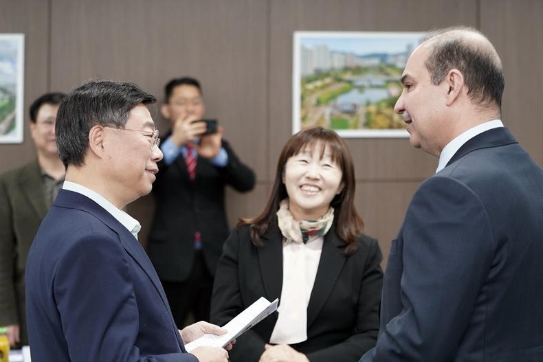 신상진 성남시장, 주한 사우디아라비아 왕국 대사 면담(3) ⓒ타임즈