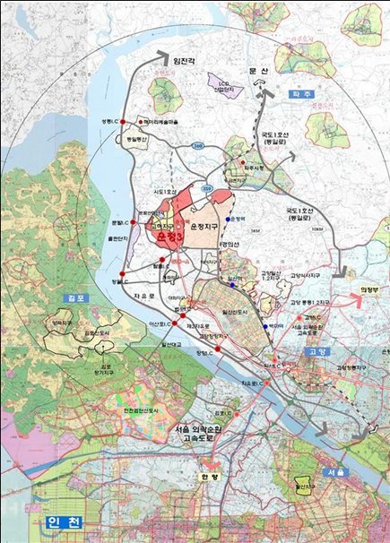 파주운정3 위치도 ⓒ타임즈 