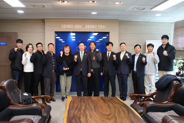 경기도청 직장운동경기부 정담회 사진1 ⓒ타임즈 