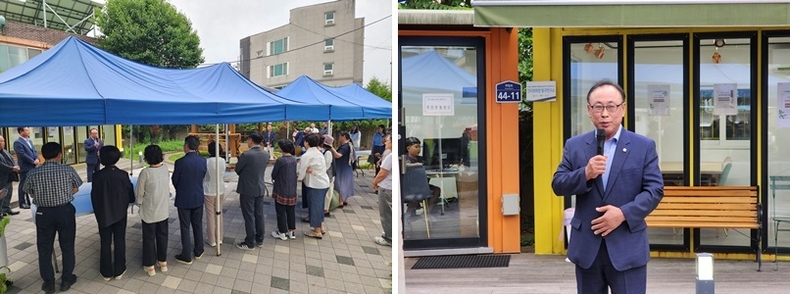 홍천미술협회가 함께하는 희망리주민문화센터 개소식 (2) ⓒ타임즈 