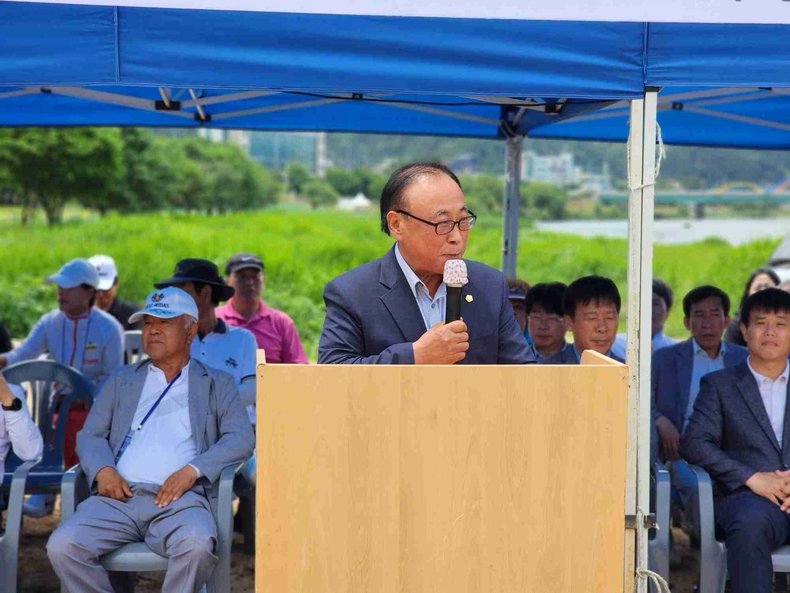 2025년 제2회 노인회장기 파크골프대회 개회식(2) ⓒ타임즈