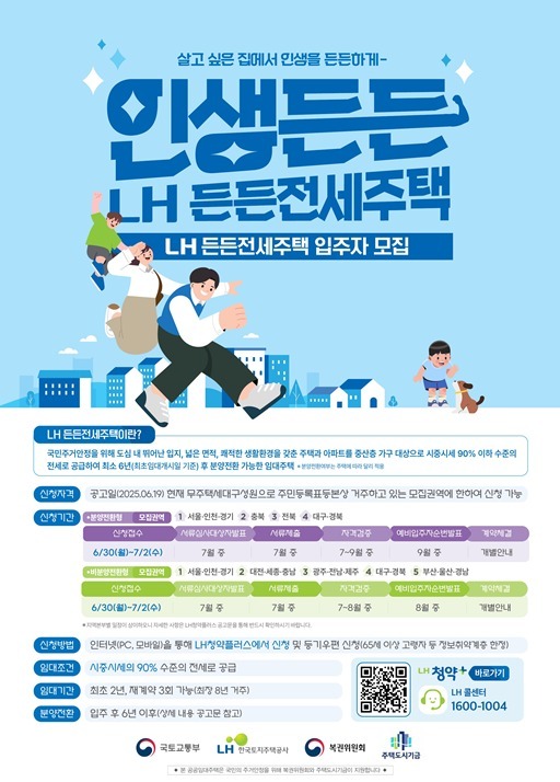 2025년 1차 든든전세 포스터 ⓒ타임즈 