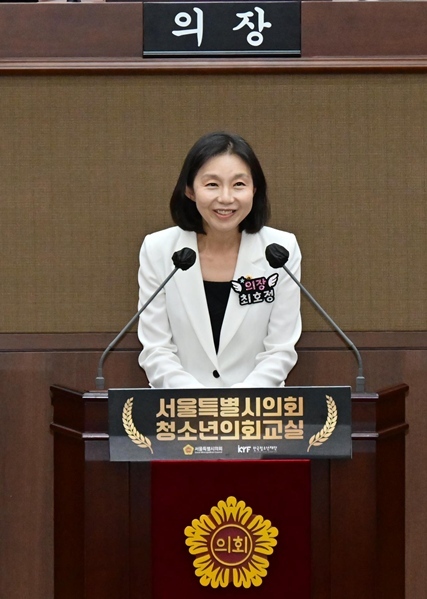 축사하는 최호정 의장 ⓒ타임즈 