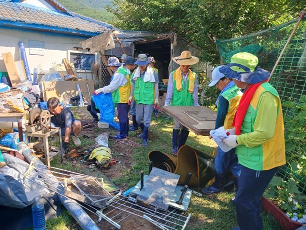 충남예산군 수해현장 복구현장 ⓒ타임즈 