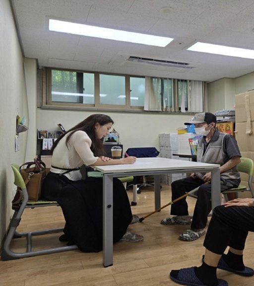 대상자가 상담하는 모습 <사진제공=성남시장애인종합복지관> 1 ⓒ타임즈 