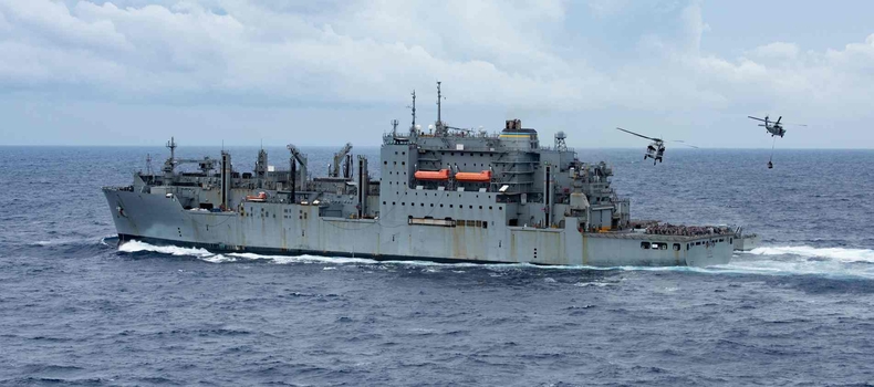 사진. HD현대중공업이 MRO 진행할 미 해군 7함대 소속 ‘USNS 앨런 셰퍼드’함(출처_미 해상수송사령부) ⓒ타임즈