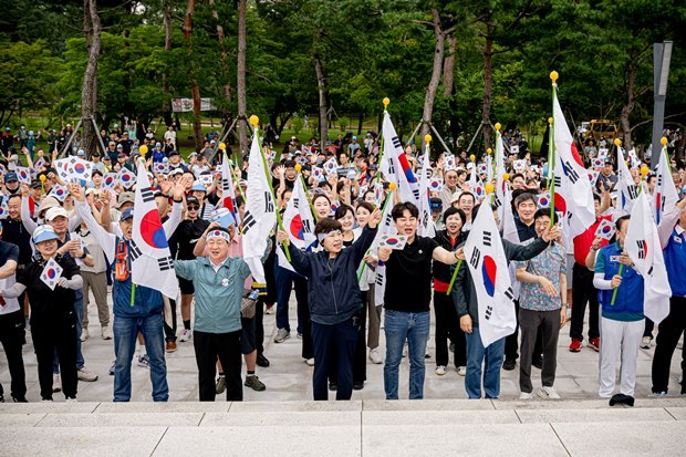 남양주시의회, 광복절 기념식 및 평화통일기원 시민걷기대회 참석 ⓒ타임즈 