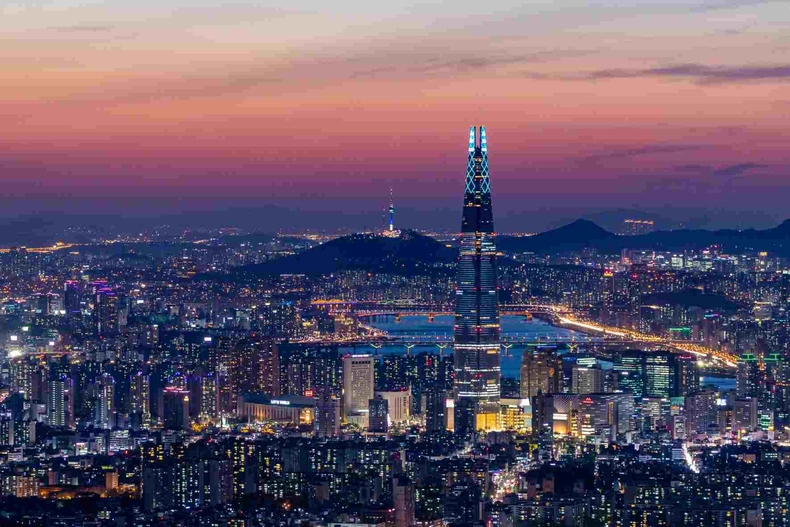 (사진2) 케이팝데몬헌터스 속 배경이 된 서울야경 ⓒ타임즈