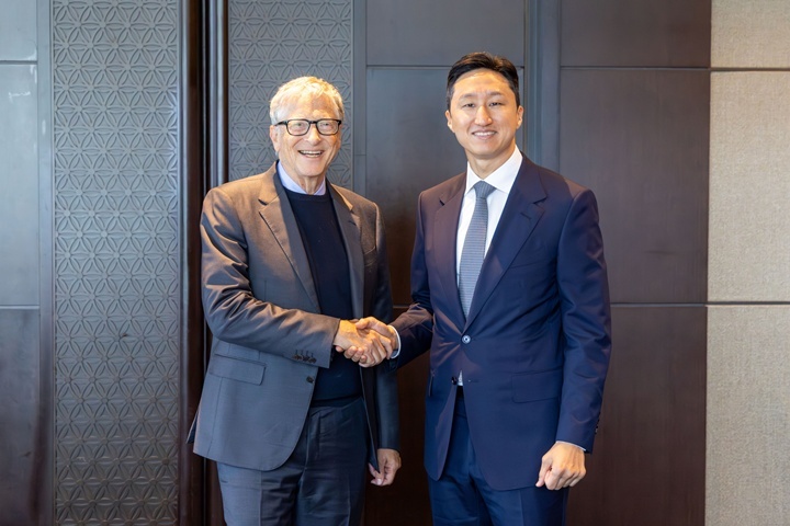 HD현대 정기선 수석부회장이 테라파워(TerraPower) 빌 게이츠(Bill Gates) 회장과 22일(금) 만나 SMR 사업 협력방안에 대해 논의했다 ⓒ타임즈 