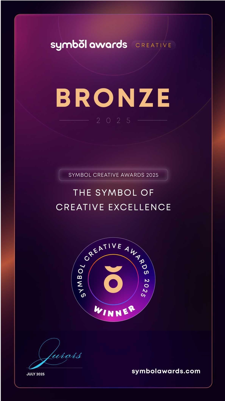 (대표사진) 「심볼 크리에이티브 어워즈 2025 (Symbol Creative Awards)」 ‘축제’ 부문 동상(Bronze) 수상 인증서 ⓒ타임즈