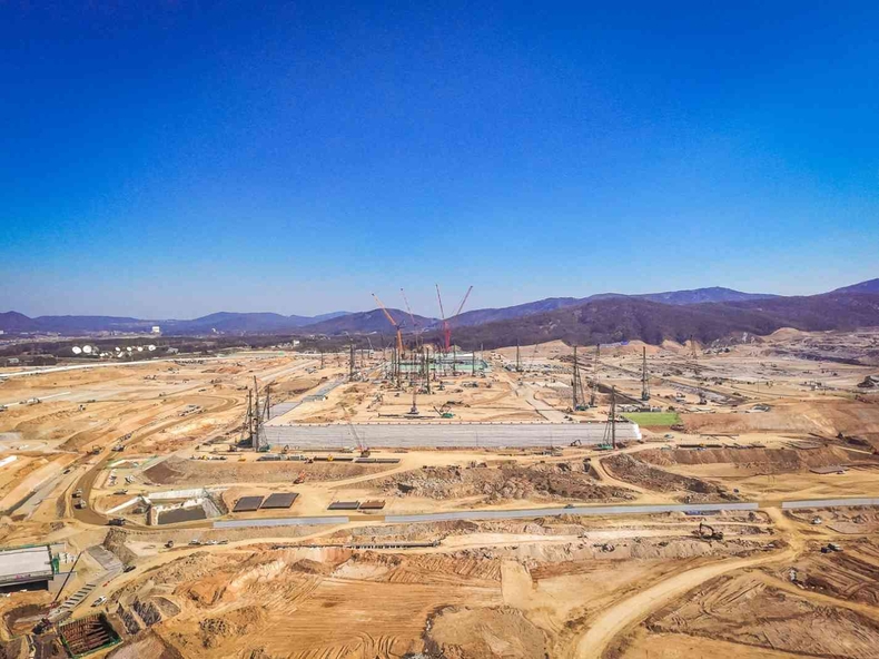 처인구 원삼면에 조성이 진행 중인 '용인 반도체클러스터 일반산업단지' 공사현장 전경(2) ⓒ타임즈