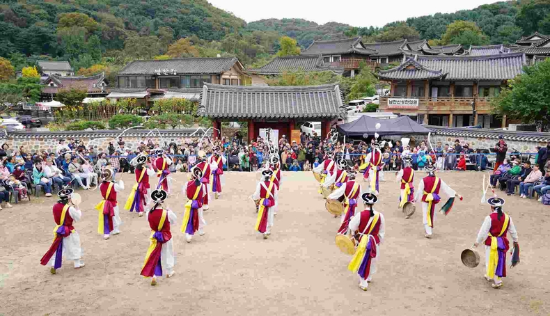 남한산성문화제 광지원농악단 공연4 ⓒ타임즈