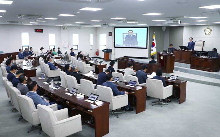9월 16일(화)부터 9월 24일(수)까지 9일간의 일정으로 제325회 임시회를 개회했다. ⓒ타임즈 