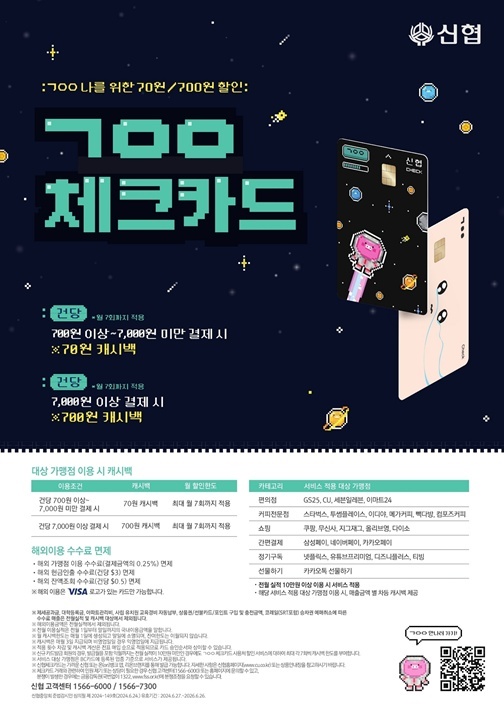 신협 ㄱㅇㅇ체크카드 포스터 ⓒ타임즈 