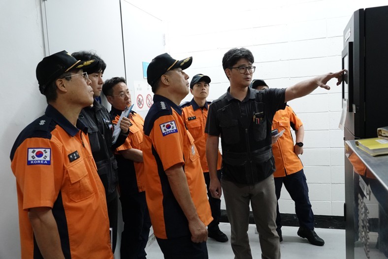  전통시장 ESS시설 현장안전지도 모습 ⓒ타임즈 