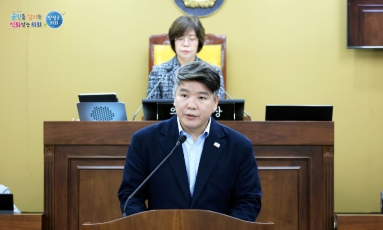 제311회 임시회 5분자유발언(최영보의원) ⓒ타임즈