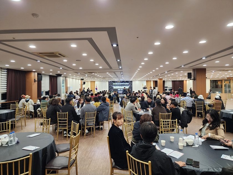 제4회 강원특별자치도 여성생활체육대회 홍천군선수단 만찬 ⓒ타임즈 