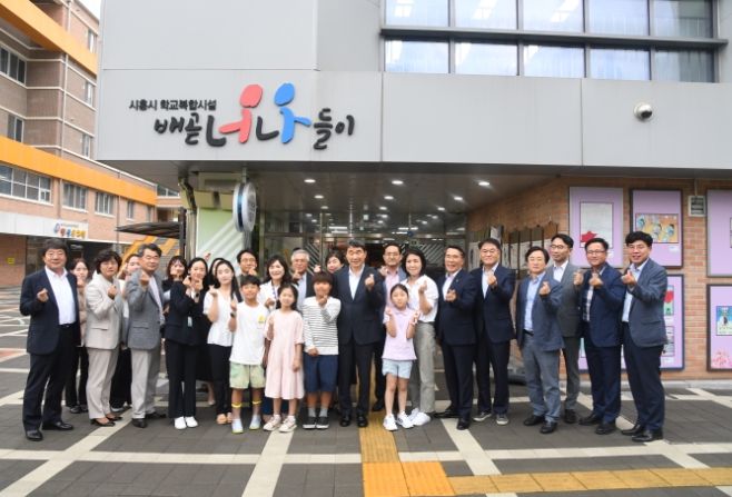 2023년 7월, 이주호 교육부 장관의 시흥시 학교복합시설 ‘배곧너나들이’ 현장 방문 ⓒ타임즈