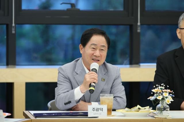 주광덕 남양주시장, 위스테이별내 주민 정담회 개최…새로운 주거문화 제시