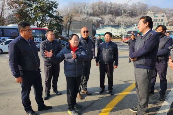 주광덕 남양주시장, 버스 운전 노동자 격려 및 현장 목소리 직접 청취