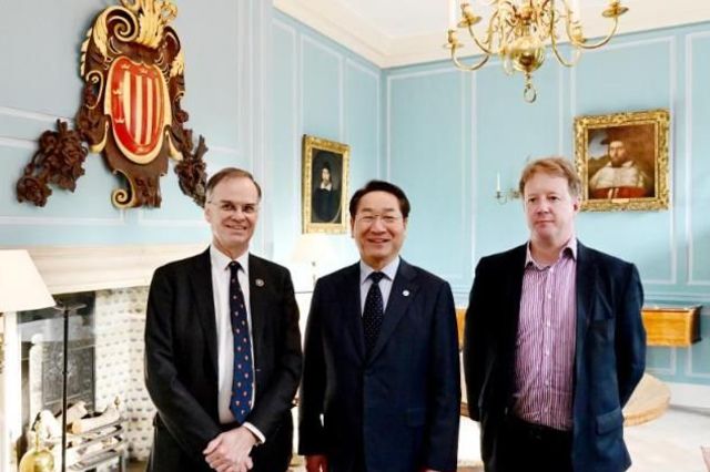 유정복 인천시장, 송도에 英 케임브리지와 바이오 혁신 클러스터 협력