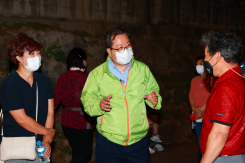 조광한 남양주시장, 화도읍에 조성된 '힐링길' 방문