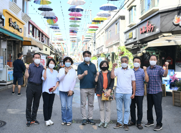김상호 하남시장, 추석 앞두고 전통시장 방문