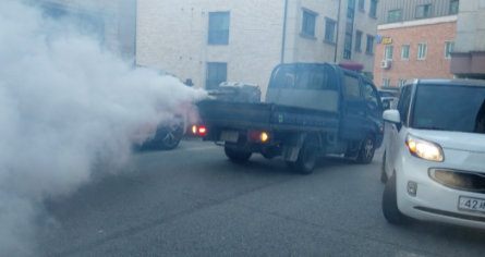 광주시 광남2동 새마을지도자협의회, 방역소독작업 실시