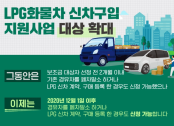 성남시 LPG 화물차 신차구매 지원사업 안내 이미지