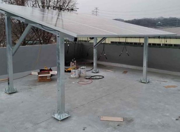 안성시, 신재생에너지 융복합지원사업 참여자 모집(태양광 설치 모습)