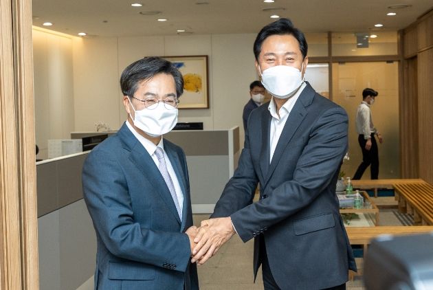 김동연 당선인 오세훈 서울시장 회동
