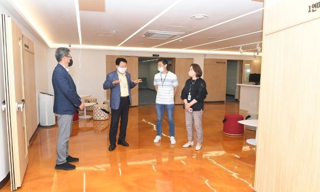 구리시 음악창작소 조성 현장 점검 ⓒ타임즈