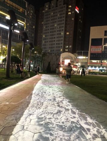 안양시, 삼덕공원 경관조명 공사 마쳐