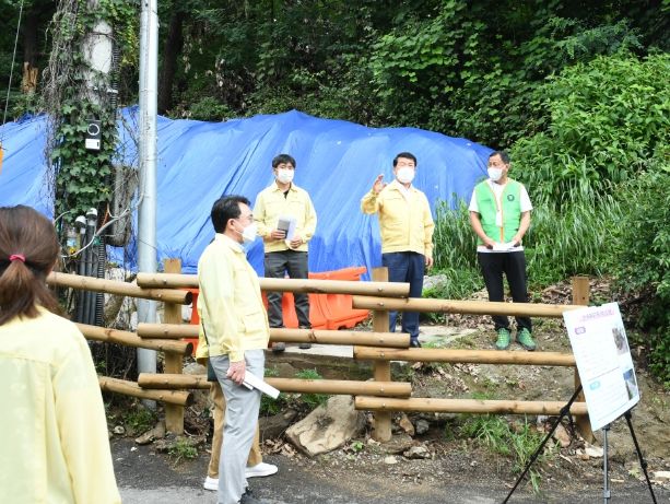 구리시, 장마철 대비 인명피해 우려 지역 점검