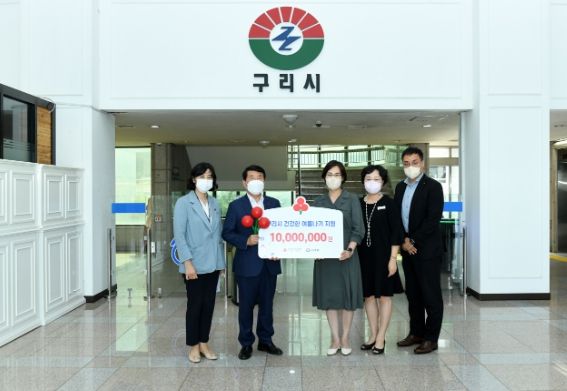 경기북부 사랑의열매로부터 여름나기 지원사업 배분금 전달 받아