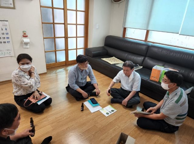 광주시 곤지암읍 관내 경로당 방역관리 및 무더위 쉼터 점검