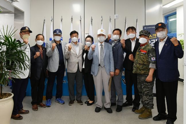 신상진 성남시장 보훈회관을 방문