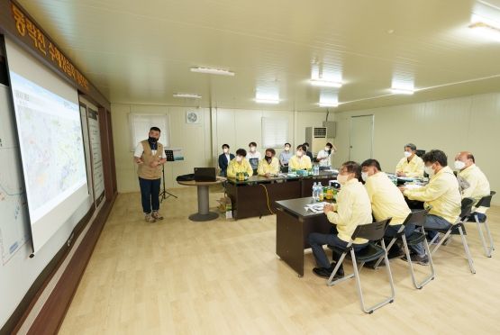 인천시의회 산업경제위원회, 수해상습지역 개선공사 현장 방문