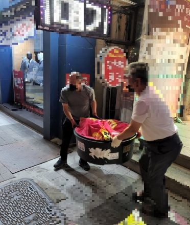 구리시, 불법 풍선형 입간판 ‘에어 라이트’집중 단속 실시