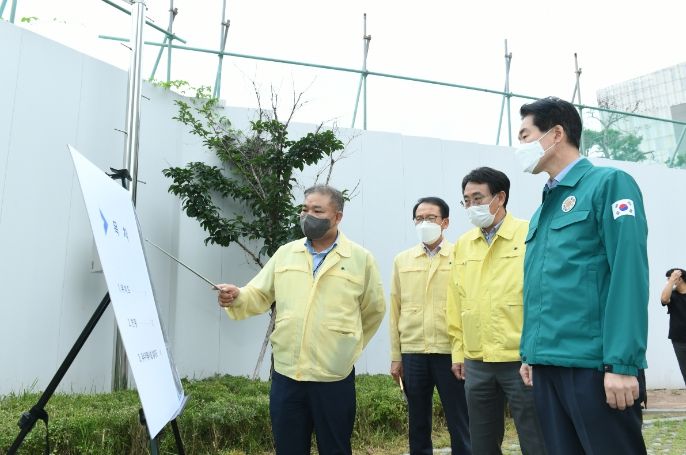구리시, 추석 연휴 호우 대비 행안부 차관 방재시설 현장 점검 방문