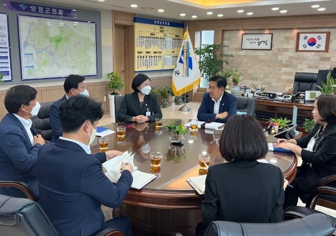 전진선 양평군수, 윤순옥 의회의장과 두 번째 소통간담회 가져